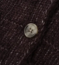 Striktrøjer|Name It Cardigan - Strik - NmfNetrille - Plum Perfect m. Hulmøns