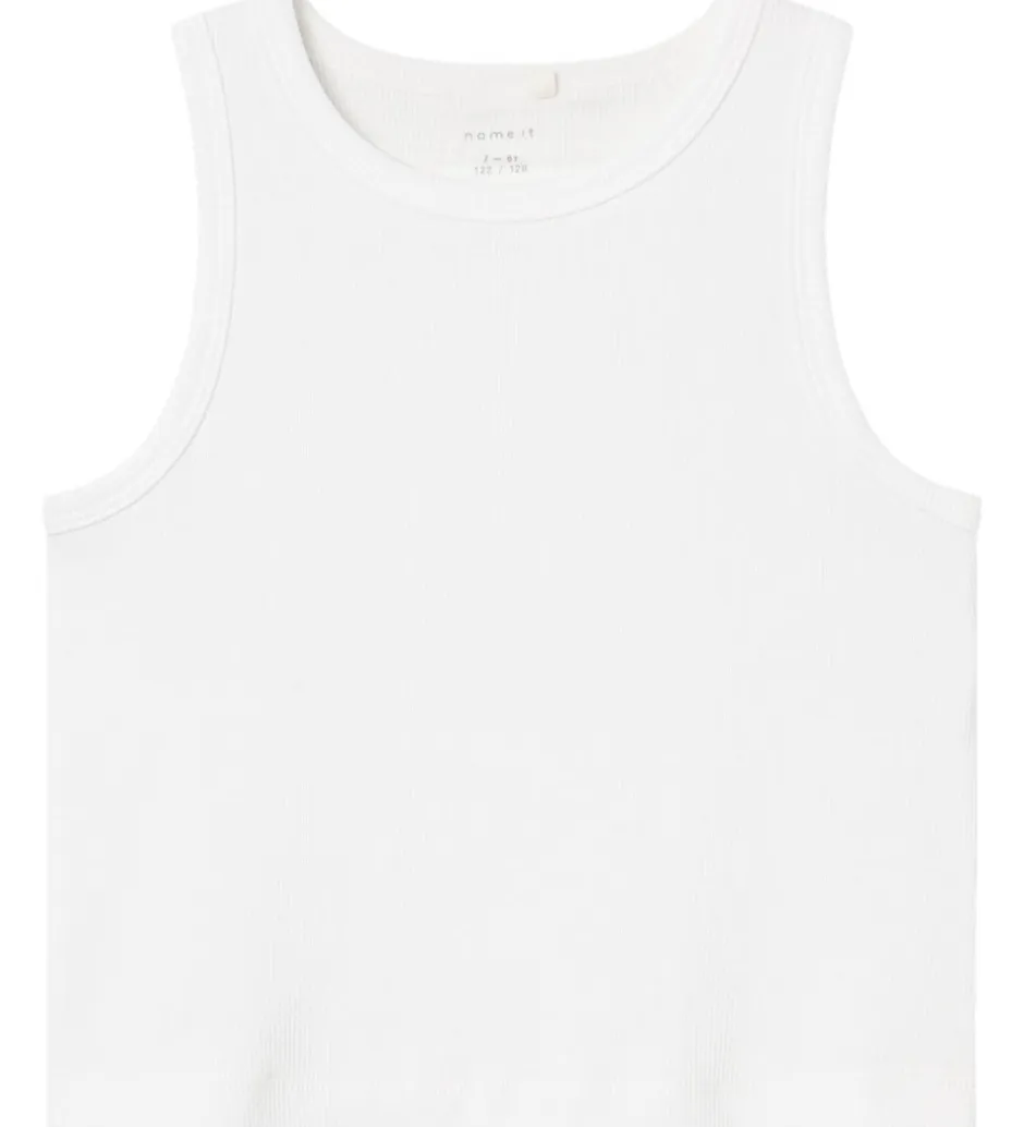 Toppe|Name It Crop Top - NkfNakal - Bright White