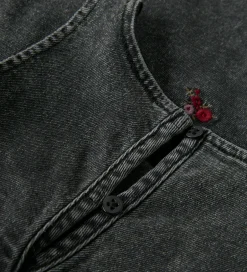 Kjoler|Name It Denimkjole - NmfBrynn - Medium Grey Denim/Flower