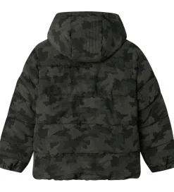 Overgangsjakker|Dunjakker Og Dynejakker|Name It Dynejakke - NkmMeter - Sort m. Refleksprint