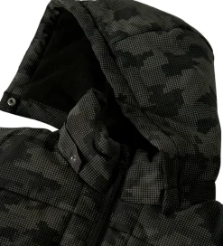 Overgangsjakker|Dunjakker Og Dynejakker|Name It Dynejakke - NkmMeter - Sort m. Refleksprint