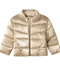 Overgangsjakker|Dunjakker Og Dynejakker|Name It Dynejakke - NmfManon - Frosted Almond