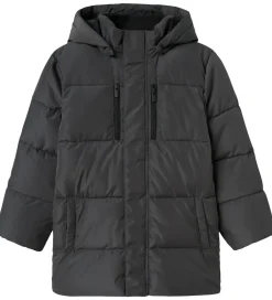 Overgangsjakker|Dunjakker Og Dynejakker|Name It Dynejakke - Noos - NkmMedow03 - Grey Pinstripe