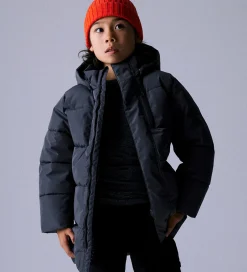 Overgangsjakker|Dunjakker Og Dynejakker|Name It Dynejakke - Noos - NkmMedow03 - Grey Pinstripe