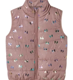 Veste|Dunveste Og Dyneveste|Name It Dynevest - NmfMylane - Woodrose m. Sløfer