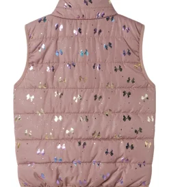 Veste|Dunveste Og Dyneveste|Name It Dynevest - NmfMylane - Woodrose m. Sløfer