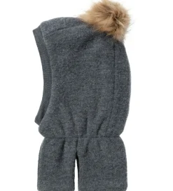 Fleece|Name It Elefanthue - 2-lags - Uld - Fleece - NmmWmino - Ombre Bl