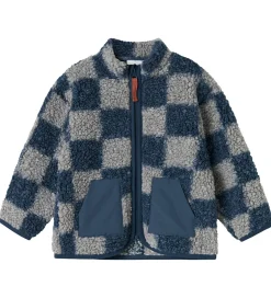 Fleece|Name It Fleccejakke - Teddy - NmmOrlando - Insignia Blue
