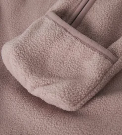 Fleece|Name It Fleecedragt - NbnMeeko - Woodrose m. Ører