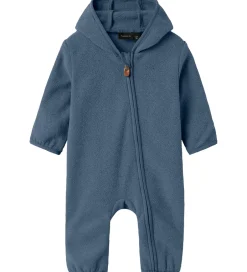 Fleece|Name It Fleecedragt - NbnMeeko - Vintage Indigo m. Ører