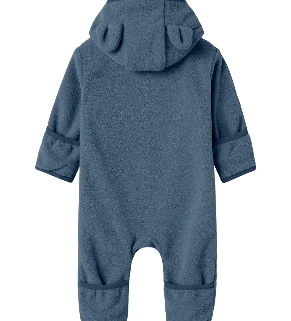 Fleece|Name It Fleecedragt - NbnMeeko - Vintage Indigo m. Ører