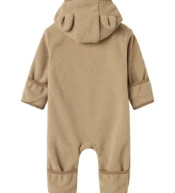 Fleece|Name It Fleecedragt - NbnMeeko - Timber Wolf m. Ører