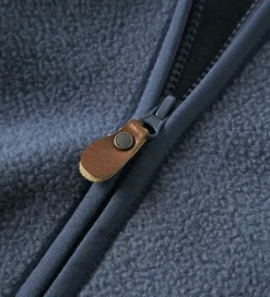 Fleece|Name It Fleecejakke - NbnMeeko - Vintage Indigo m. Ører