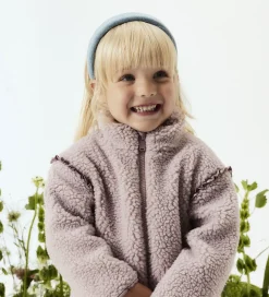 Fleece|Name It Fleecejakke - Teddy - NmfMinna - Violet Ice