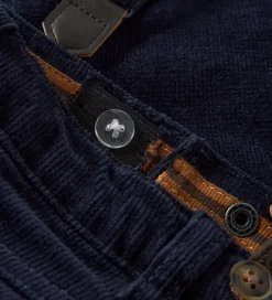 Juletøj|Bukser Og Jeans|Name It Fløjlsbukser - NmmRyan - Slim - Navy Blazer