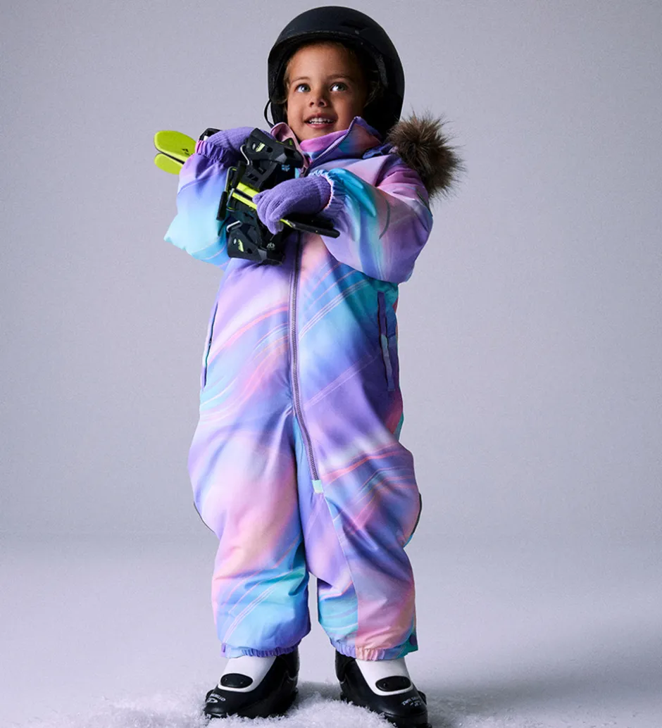 Flyverdragter|Basis|Name It Flyverdragt - NmfSnow10 - Noos - Sunlit Allium/IRIDECENT