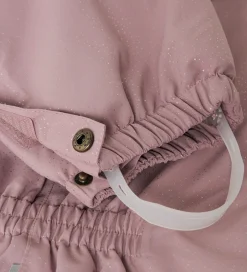 Flyverdragter|Name It Flyverdragt - NmfSnow10 - Woodrose m. Guldprikker/Flæser