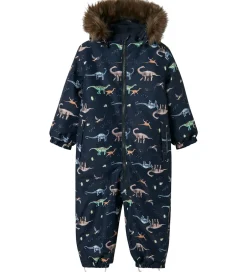 Basis|Flyverdragter|Name It Flyverdragt - Noos - NmmSnow10 - Dark Sapphire/DINO EART