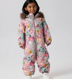 Flyverdragter|Basis|Name It Flyverdragt - Noos - NmfSnow10 - Woodrose/Flower Rabbit
