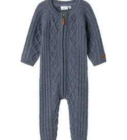 Heldragter|Name It Heldragt - Uld - Strik - NbmWrilla - Folkstone Gray