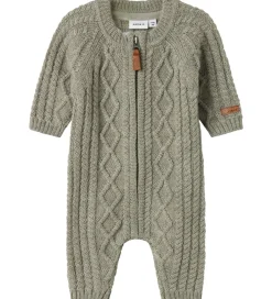 Heldragter|Name It Heldragt - Uld - Strik - NbmWrilla - Dried Sage