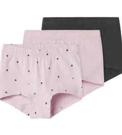 Undertøj|Name It Hipsters - 3-Pak - Noos - NmfTights - Winsome Orchid/Hea