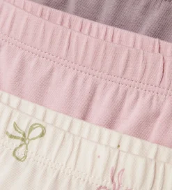 Undertøj|Name It Hipsters - 3-Pak - Noos - NmfTights - Barely Pink/Bows