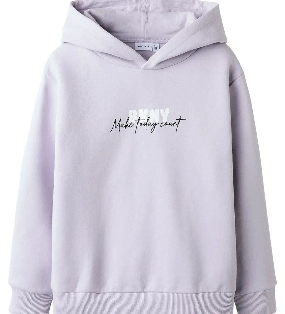 Hættetrøjer|Name It Hættetrøje - NkfFinine - Misty Lilac