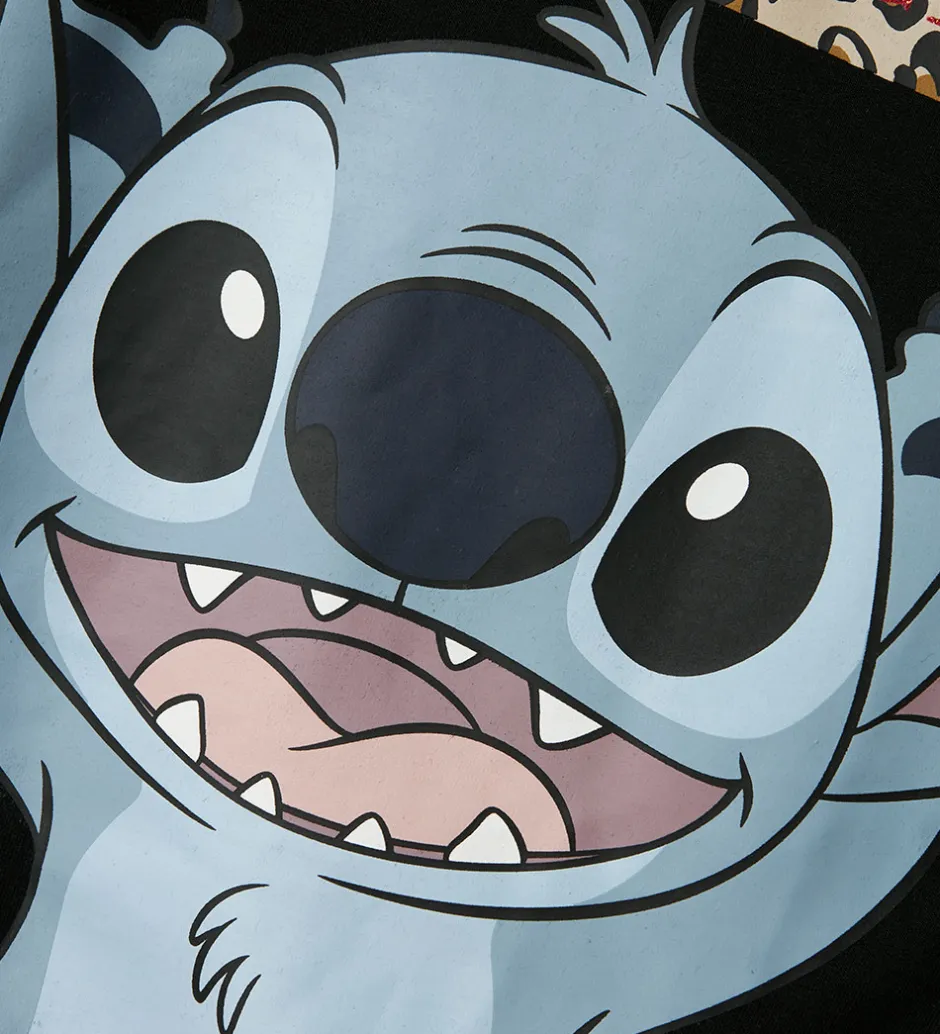 Hættetrøjer|Name It Hættetrøje - NkfJixiri - Stitch - Sort