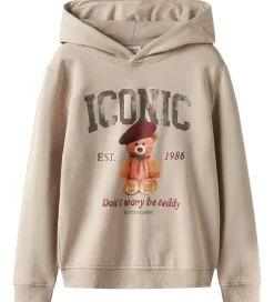 Hættetrøjer|Name It Hættetrøje - NkfRycca - Cement