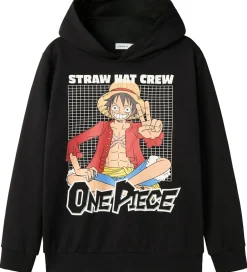 Hættetrøjer|Name It Hættetrøje - NkmDyn OnePiece - Sort