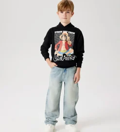 Hættetrøjer|Name It Hættetrøje - NkmDyn OnePiece - Sort