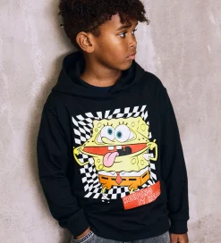 Hættetrøjer|Name It Hættetrøje - NkmJohano - Svampebob - Sort