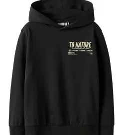 Hættetrøjer|Name It Hættetrøje - NkmLaurel - Black