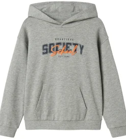 Hættetrøjer|Name It Hættetrøje - NkmLucas - Grå Meleret