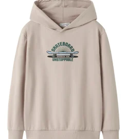 Sweatshirts|Drengetøj|Name It Hættetrøje - NkmVugo - Mushroom/ Unstoppable