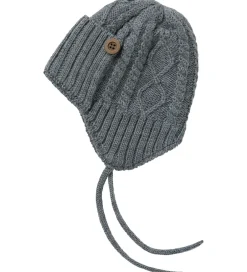 Huer Og Hatte|Name It Hue - Uld/Bomuld - NbmWrilla - Folkstone Gray