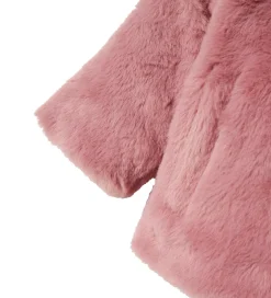 Fleece|Name It Jakke - Imiteret Pels - NbfMila - Lilas