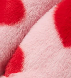 Overgangsjakker|Name It Jakke - Imiteret Pels - NmfMindy - Nosegay m. Hjerter