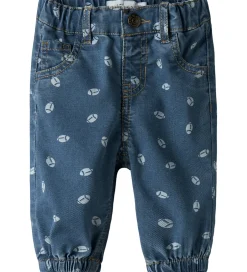 Drengetøj|Bukser Og Jeans|Name It Jeans - NbmBen - Dark Blue Denim/AOP