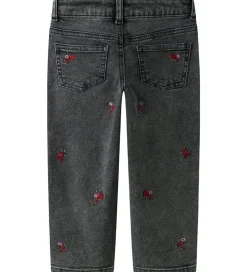 Juletøj|Bukser Og Jeans|Name It Jeans - Noos - Mom - NmfBella - Medium Grey Denim/Flower