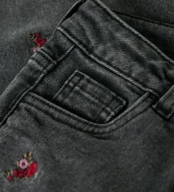 Juletøj|Bukser Og Jeans|Name It Jeans - Noos - Mom - NmfBella - Medium Grey Denim/Flower