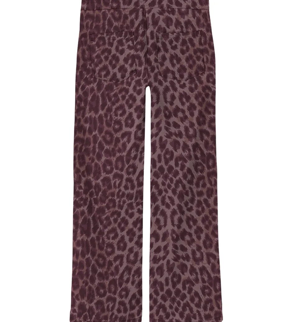 Bukser Og Jeans|Name It Jeans - Wide - NkfRose - Burgundy/Leo