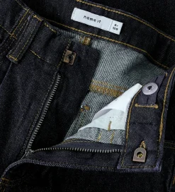 Bukser Og Jeans|Name It Jeans - Wide - NkfRose - Dark Blue Denim/UNWASHED