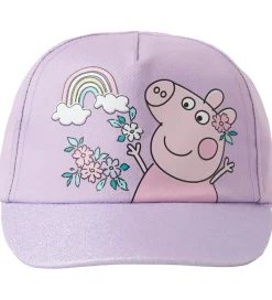 Kasketter|Name It Kasket - NmfMis - Peppa Pig - Orchid Bloom