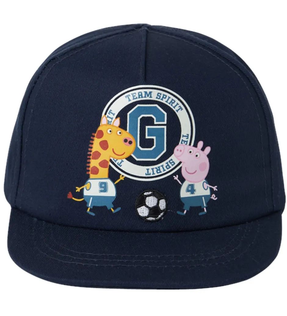 Kasketter|Name It Kasket - NmmMisael Peppa Pig - Dark Sapphire