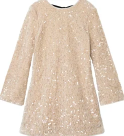 Kjoler|Name It Kjole - NkfRusitta - Jet Stream/Black Bow m. Palietter