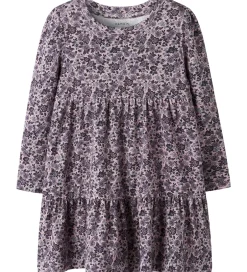 Kjoler|Name It Kjole - NmfOalia - Burnished Lilac m. Blomster