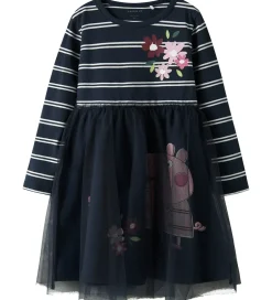 Kjoler|Name It Kjole - NmfOrini Tulle - Navy Blazer