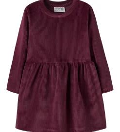 Juletøj|Kjoler|Name It Kjole - NmfVeloa - Velour - Burgundy